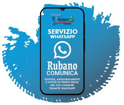 iscrizione WHATSAPP del Comune di Rubano